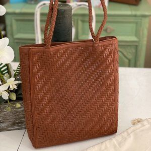 Bembien Leather Le Tote Bag - Sienna Color